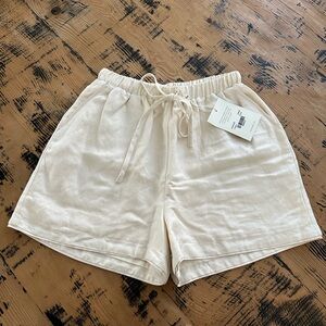 NWT Bohme - Jasmine Shorts in Cream